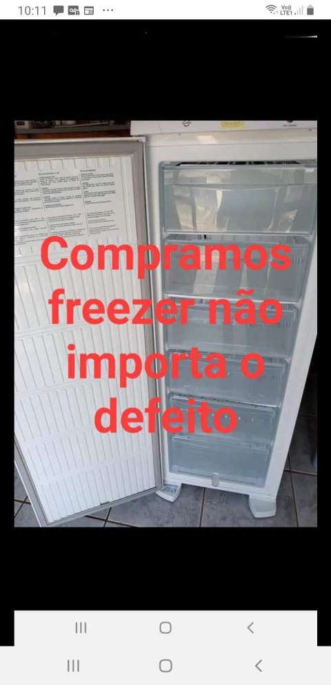 Compro geladeiras com defeitos